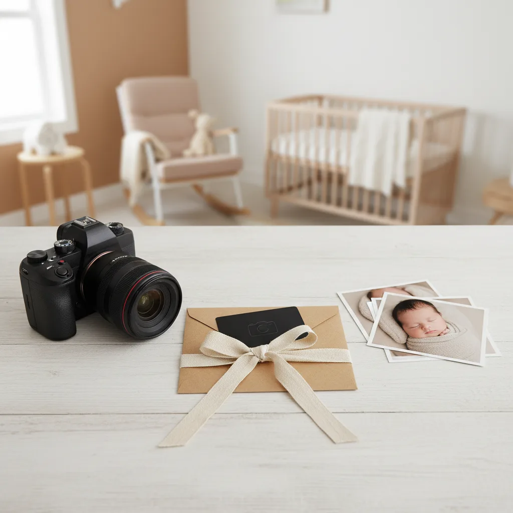Achetez un cadeau de naissance photographe | Instant de vie - bon cadeau naissance photographe