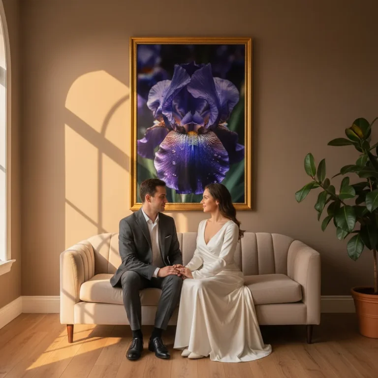 Cadeau de couple – offrir une photo d'iris | Instant de vie - cadeau couple offrir photo iris