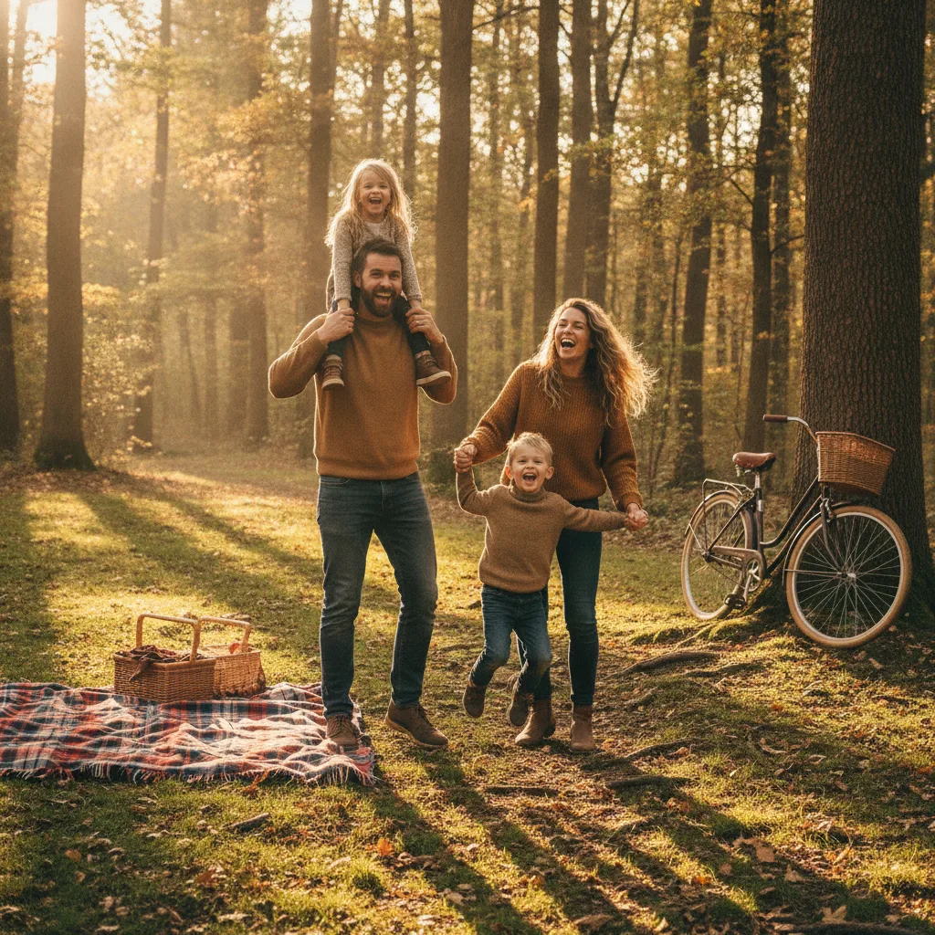 Idée photo famille originale extérieur | 8 mises en scène - idee photo famille originale exterieur