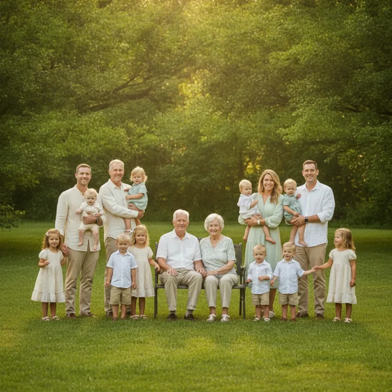 Photo de famille génération | Guide shooting 4 générations - photo famille generation shooting