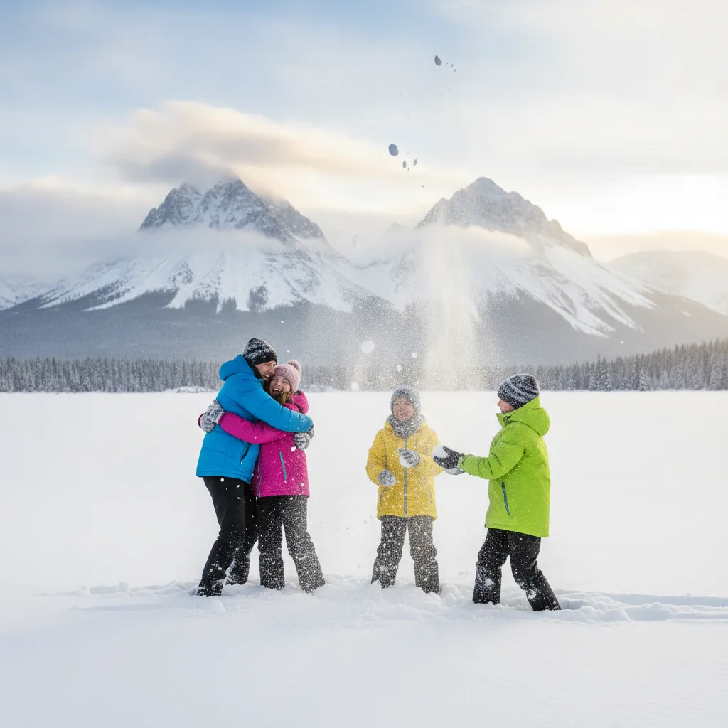 Séance photo famille hiver neige | Guide complet - seance photo famille hiver neige