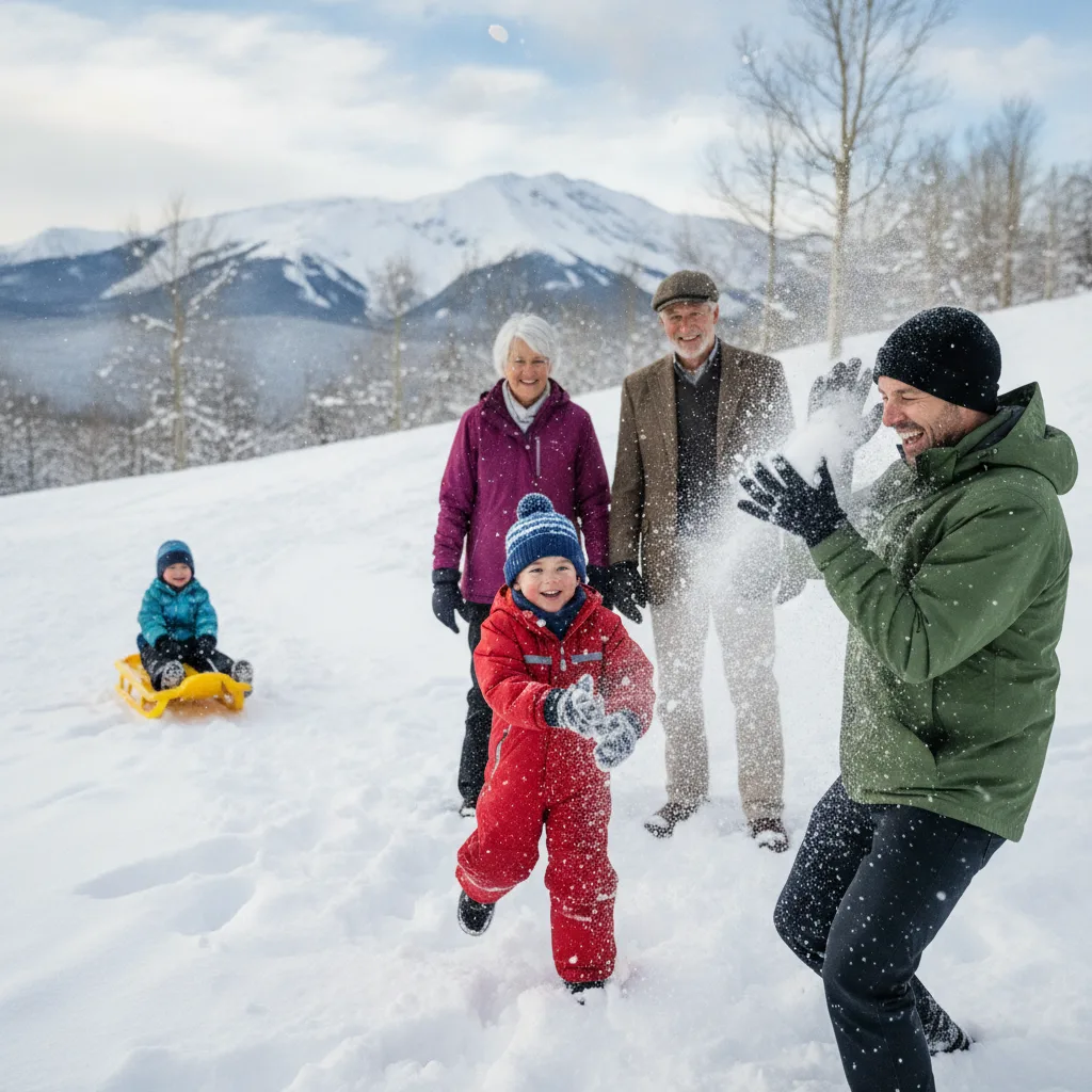 séance photo famille hiver neige séance photo famille hiver neige