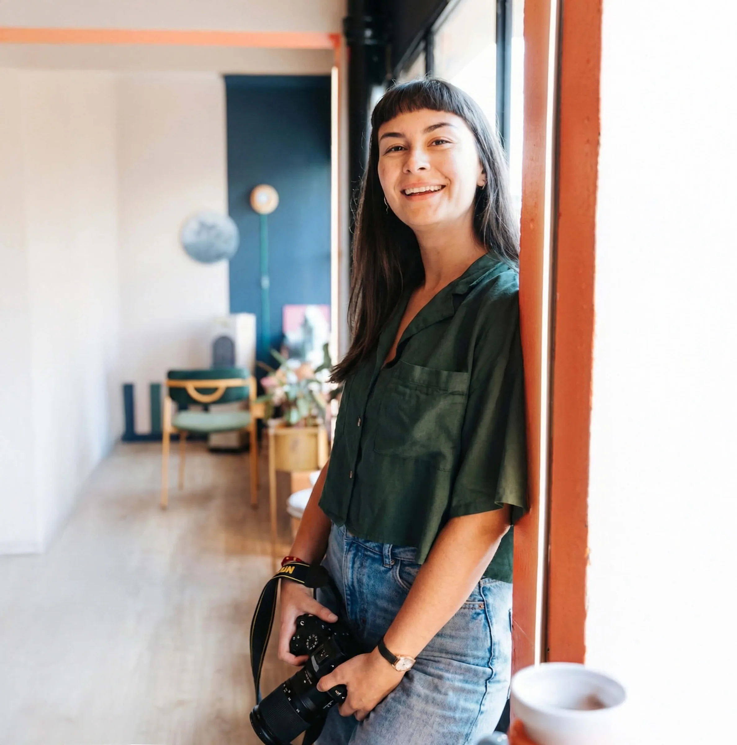 Portrait de Léa Phillipon, photographe — Studio Instant de Vie